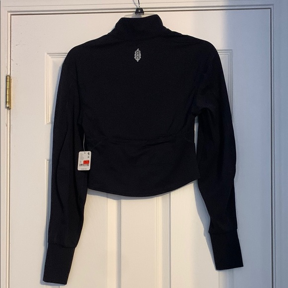 NWT Free People Movement size XS Never Better Cozy Black Jacket - Picture 7 of 9